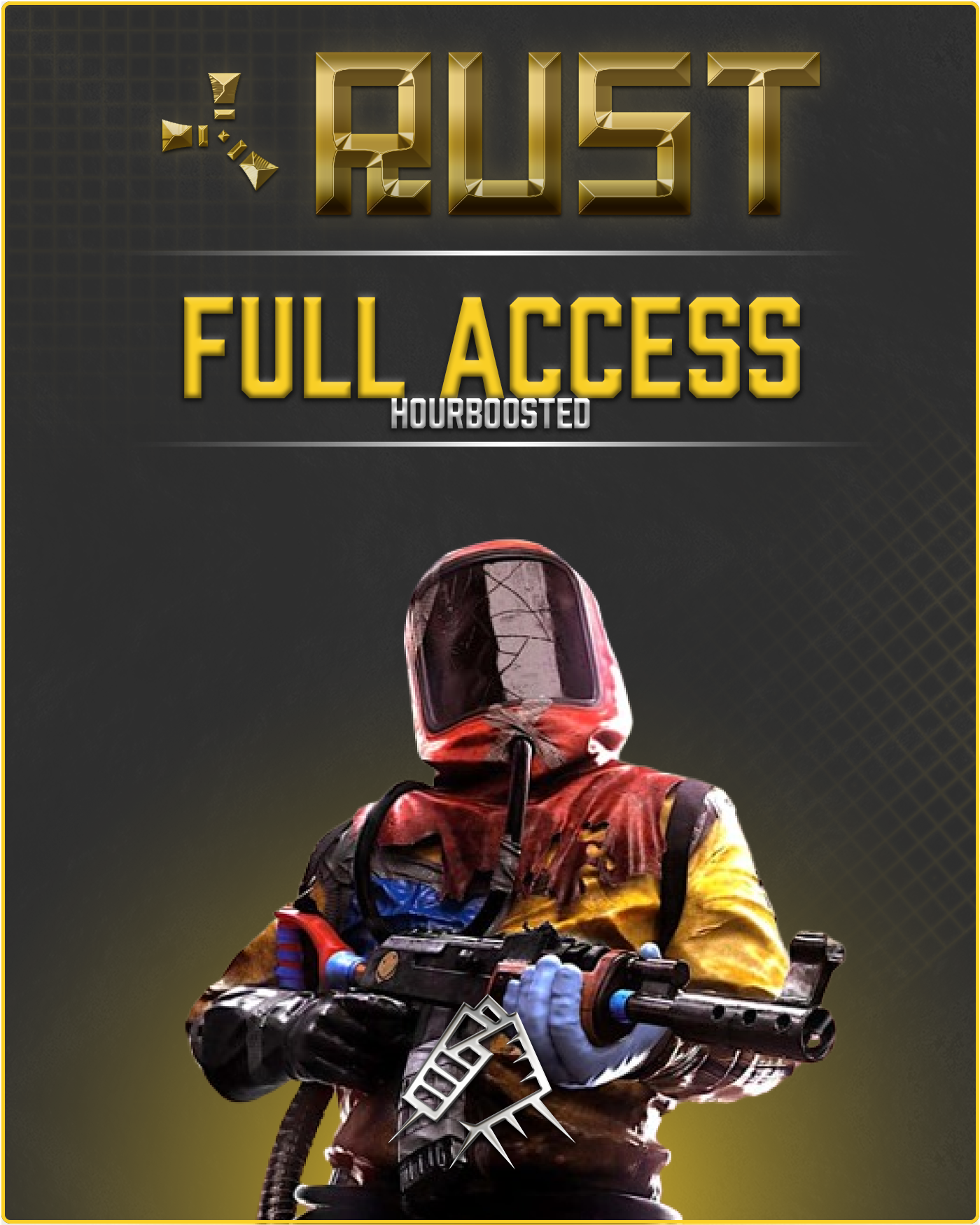 Rust Full Access Account + Hourboosted